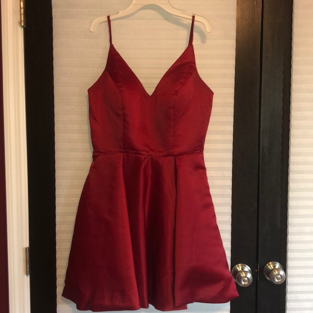 Red homecoming dress 🥳